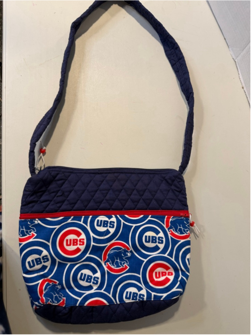 Unbranded Chicago Cubs Crossbody Purse (from a craft fair)
